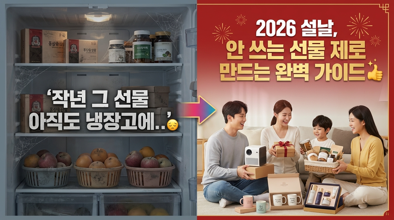 “작년 그 선물 아직도 냉장고에…” 2026 설날, 안 쓰는 선물 제로 만드는 완벽 가이드