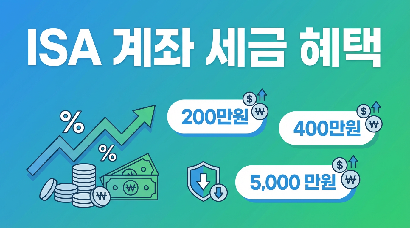ISA 계좌 세금 혜택 완벽 분석 – 2026년 개정안 반영