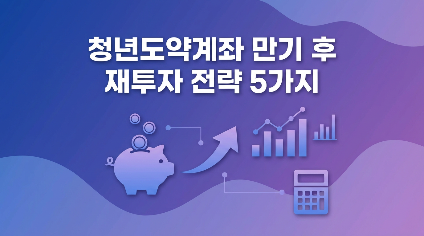 2026 청년도약계좌 만기 후 어떻게 할까? 현실적인 재투자 전략 5가지