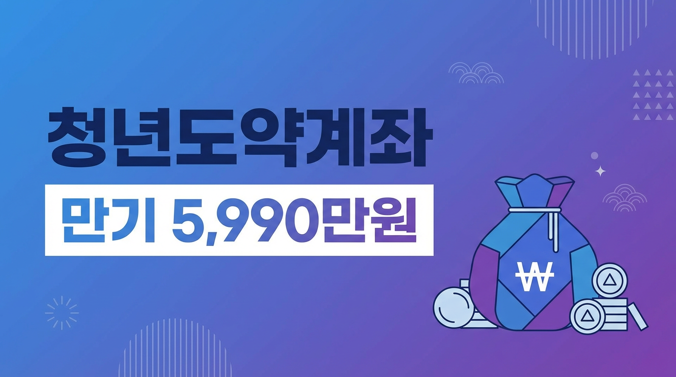 2026 청년도약계좌 만기 수령액 | 5천만원 받는 법