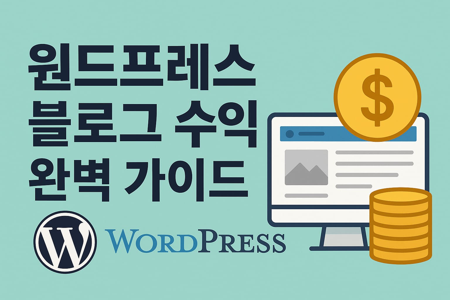 워드프레스 블로그로 월 50만원 벌기, 초보자가 실제로 성공한 5단계 수익화 전략