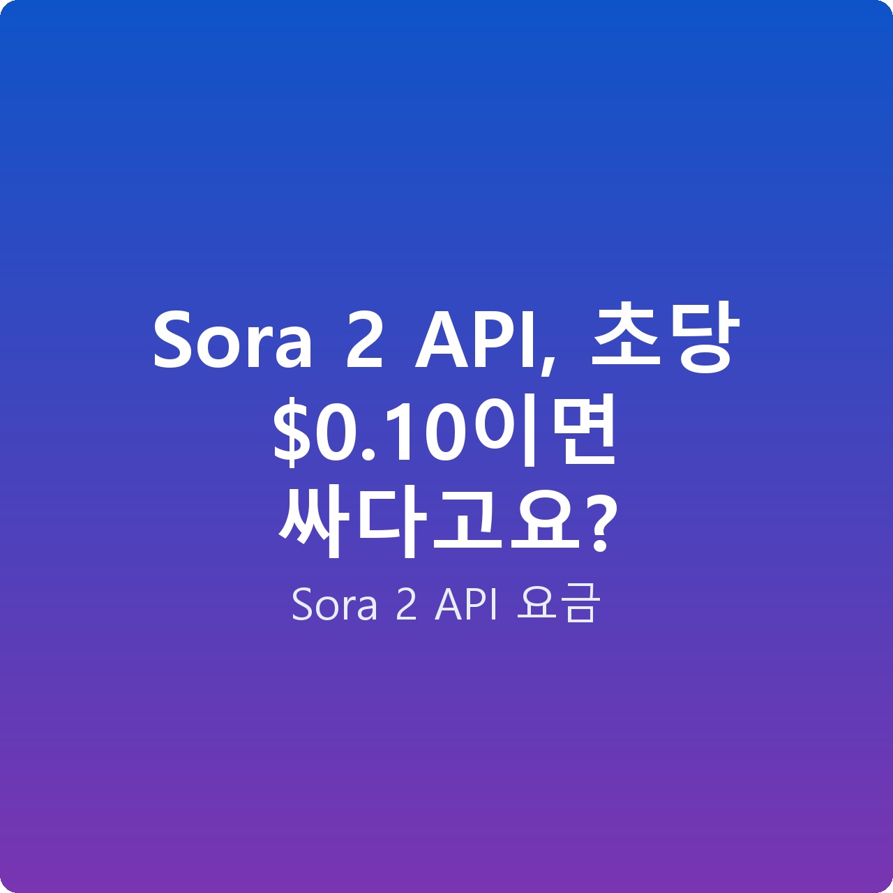 Sora 2 API, 초당 alt=