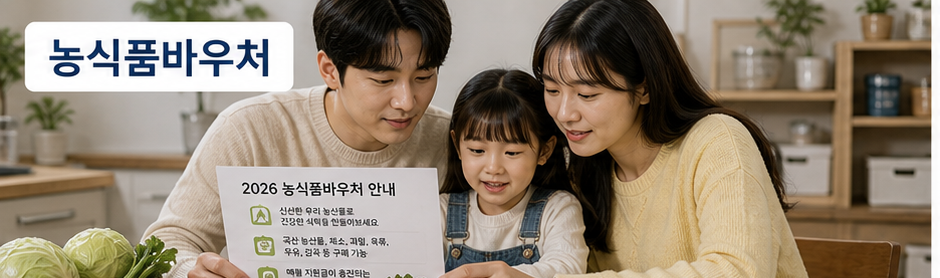농식품바우처 2026, 사용처·잔액·꾸러미 신청을 나눠 봐야 합니다
