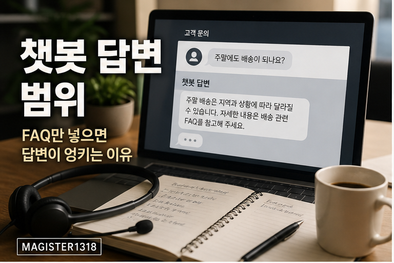 AI 고객응대 챗봇, FAQ만 넣으면 답변이 엉키는 이유
