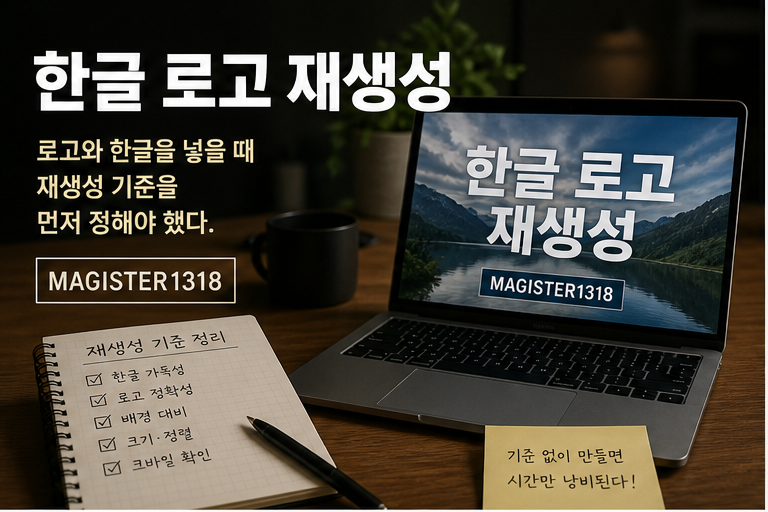AI 이미지 로고·한글, 재생성 기준 없으면 시간만 녹습니다