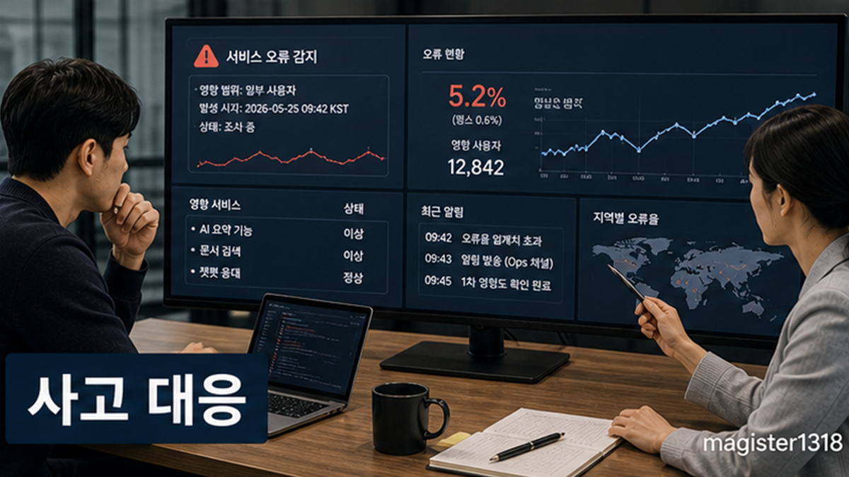 AI 오류 사고 대응 절차, 삭제보다 캡처와 재현이 먼저입니다 AI 오류 사고 대응 절차, 삭제보다 캡처와 재현이 먼저입니다