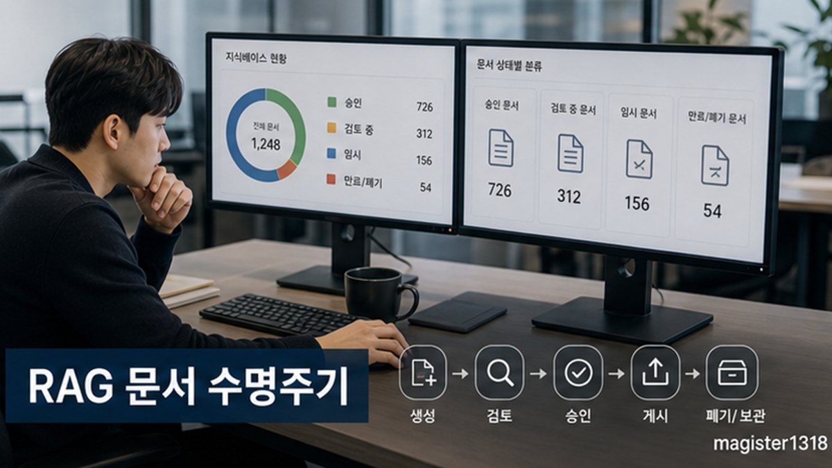 RAG 지식베이스 구축, PDF 넣기 전에 문서 수명주기부터 정해야 합니다