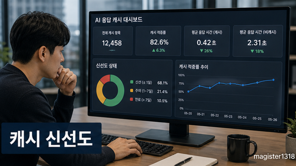 AI 응답 캐시 전략, 비용 줄이다 오래된 답을 내보내지 않으려면