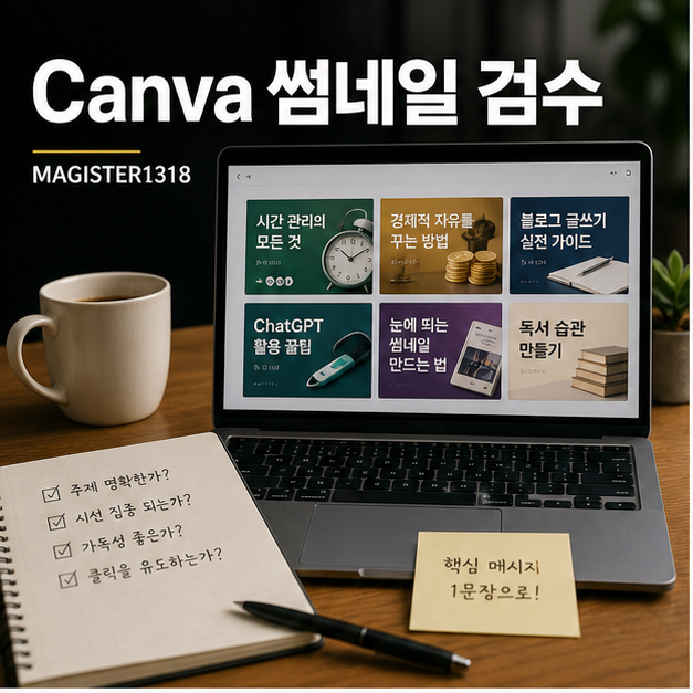 Canva AI 썸네일, 바로 쓰기 전 한글·로고부터 다시 봐야 합니다