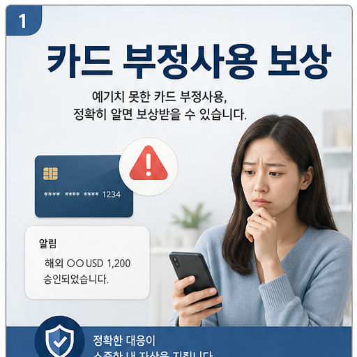 카드 부정사용 보상 2026, 분실 신고 시각과 이의제기가 갈립니다