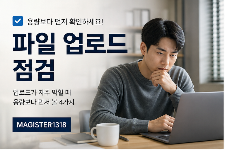 ChatGPT 파일 업로드 오류, 용량보다 먼저 봐야 할 4가지