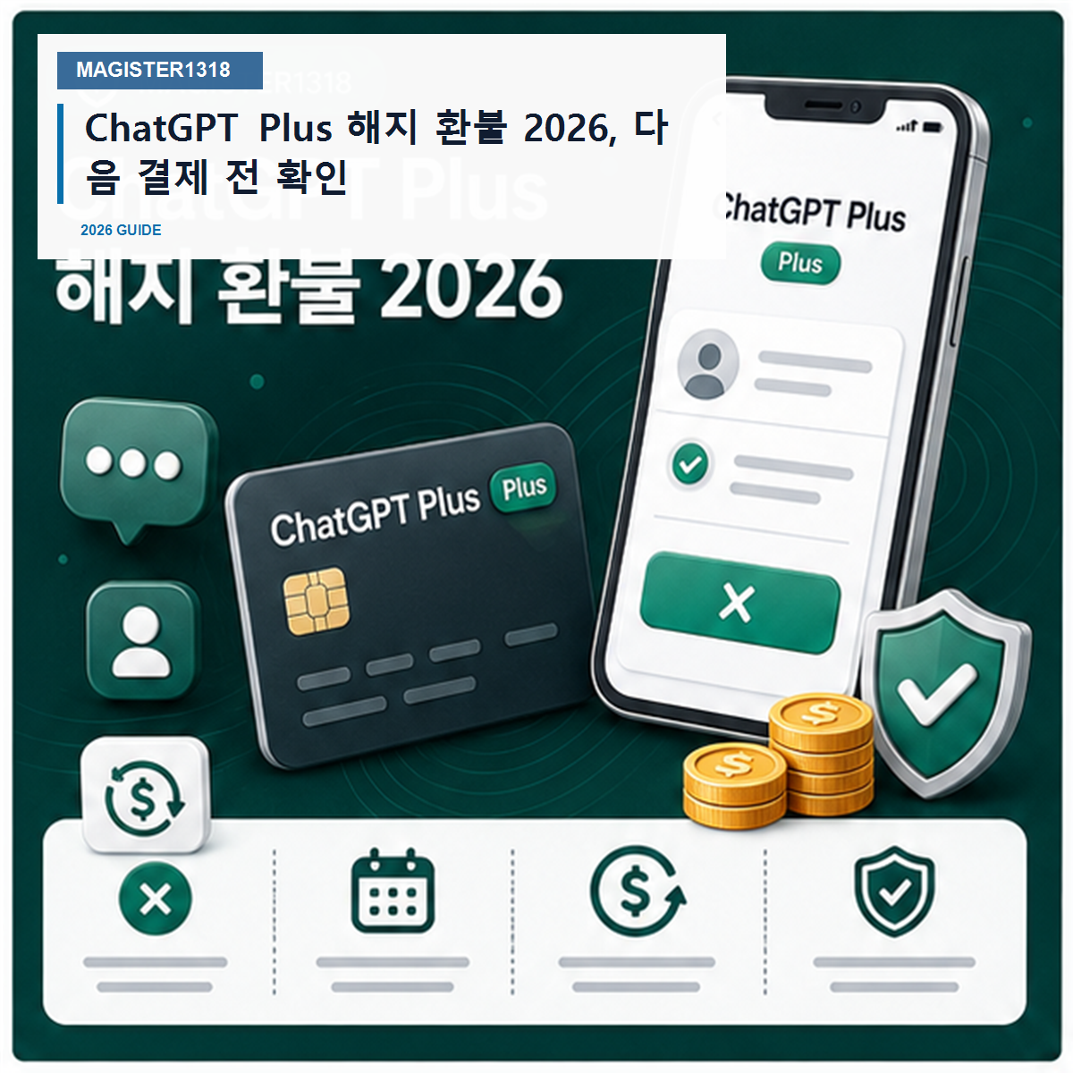 ChatGPT Plus 해지 환불 2026, 앱에서 결제했으면 환불 경로가 다릅니다