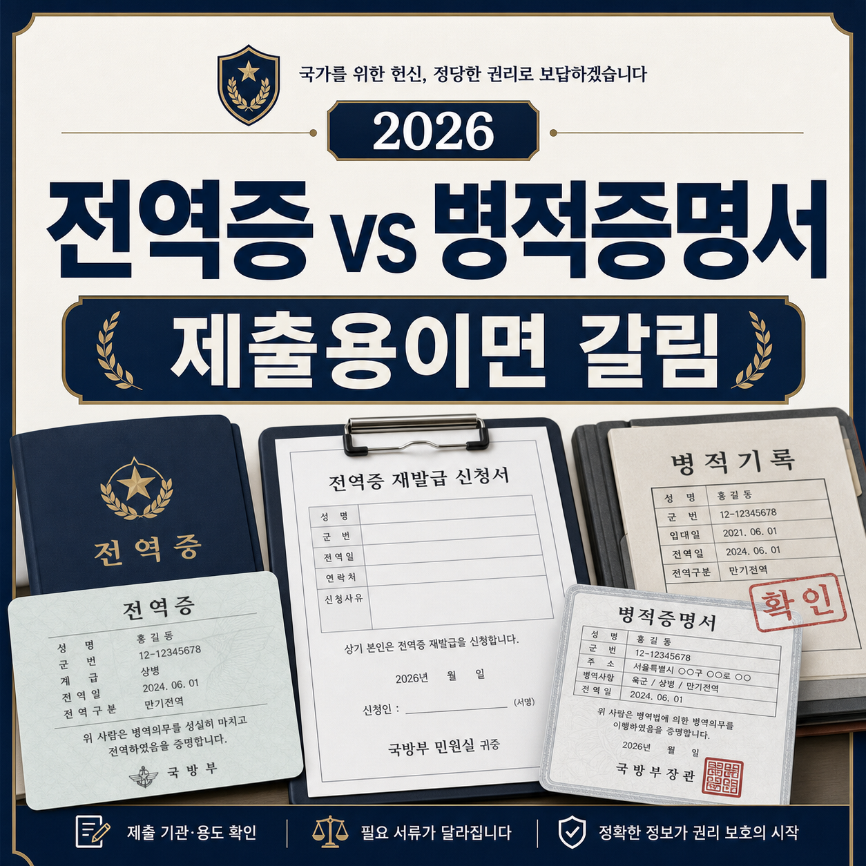 전역증 재발급 2026, 신분증보다 전역 기록 확인이 먼저입니다
