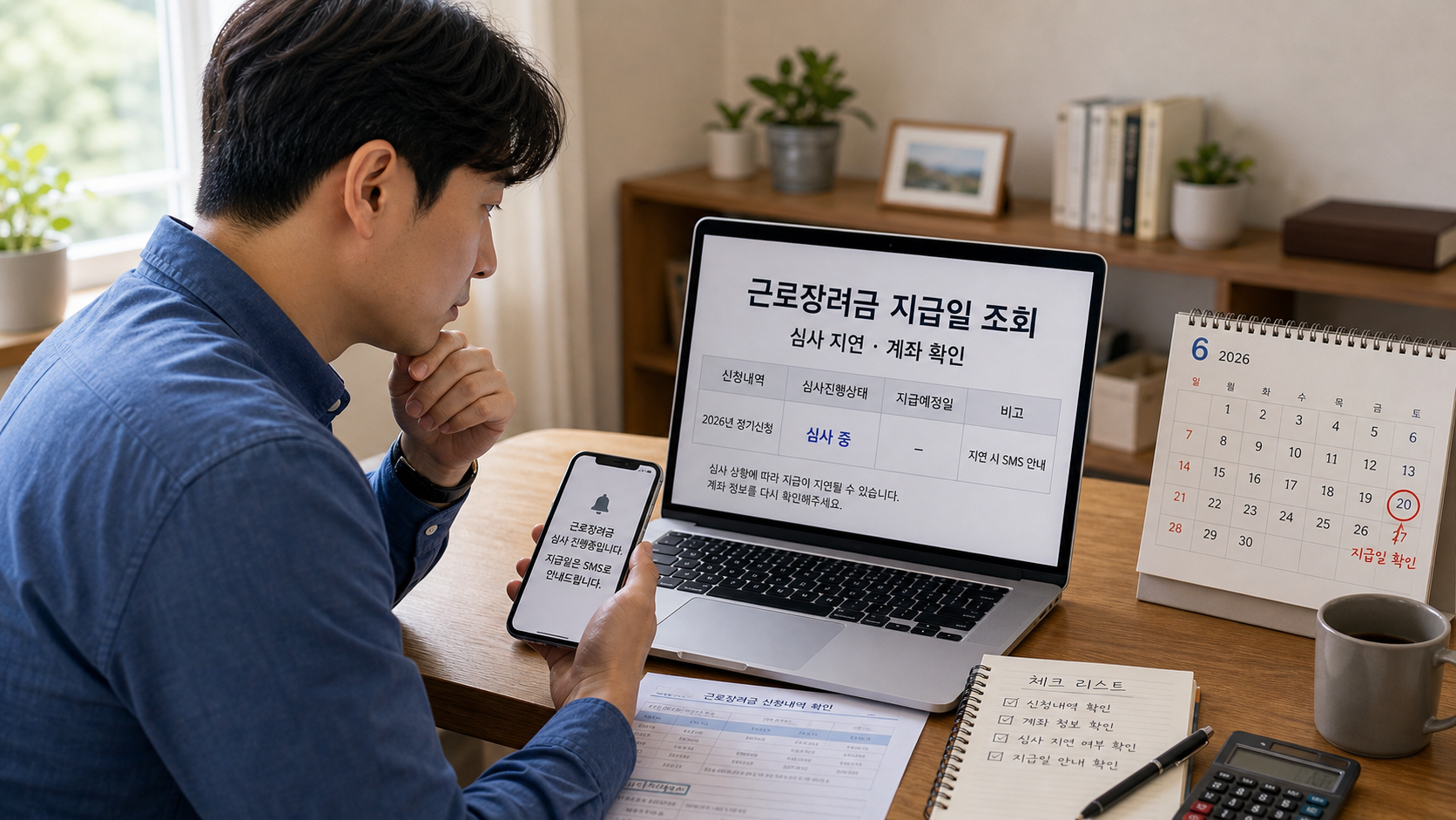 근로장려금 지급일 조회 2026, 심사 지연과 계좌 오류가 먼저입니다