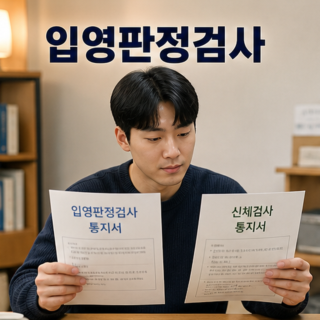 입영판정검사 2026, 병역판정검사와 헷갈리면 일정이 꼬입니다