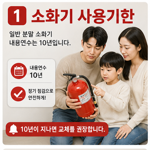 소화기 사용기한 2026, 압력계와 제조일자가 먼저입니다