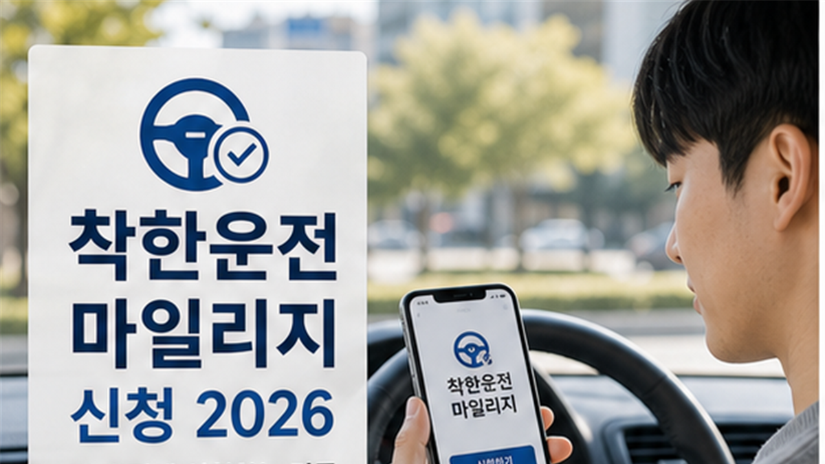 착한운전 마일리지 신청 2026, 벌점 전에 신청할 기준
