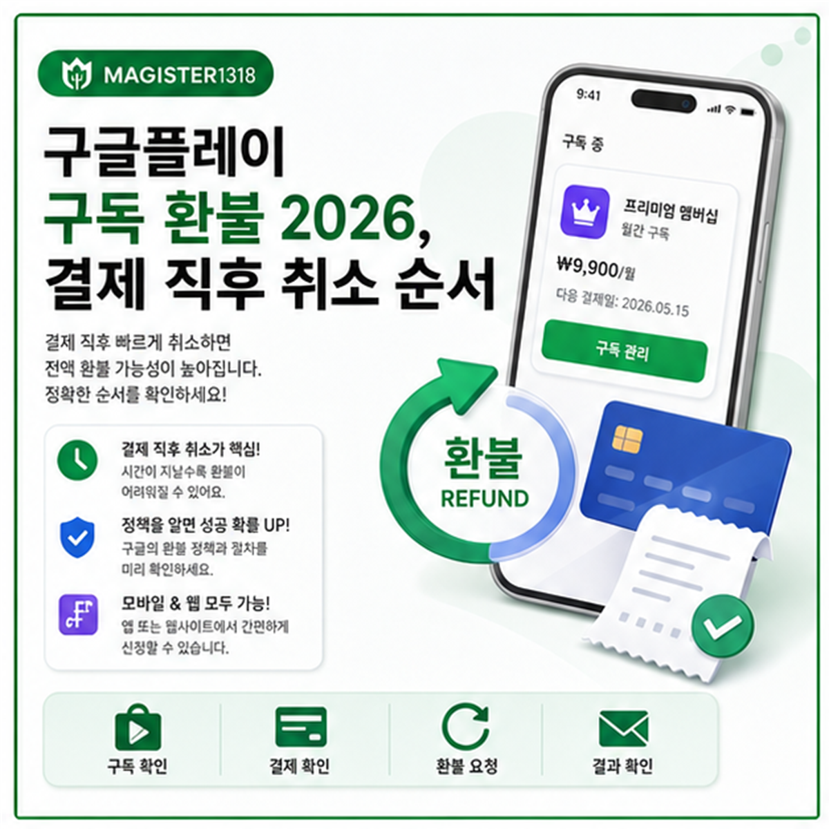 구글플레이 구독 환불 2026, 결제 직후 취소 순서 구글플레이 구독 환불 2026, 결제 직후 취소 순서