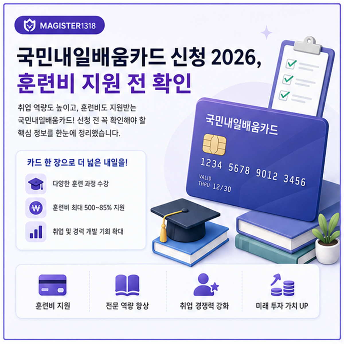 국민내일배움카드 신청 2026, 훈련비 지원 전 확인 국민내일배움카드 신청 2026, 훈련비 지원 전 확인