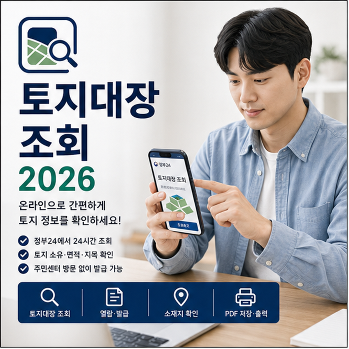 토지대장 무료열람 2026, 지번 하나 틀리면 다른 땅을 봅니다