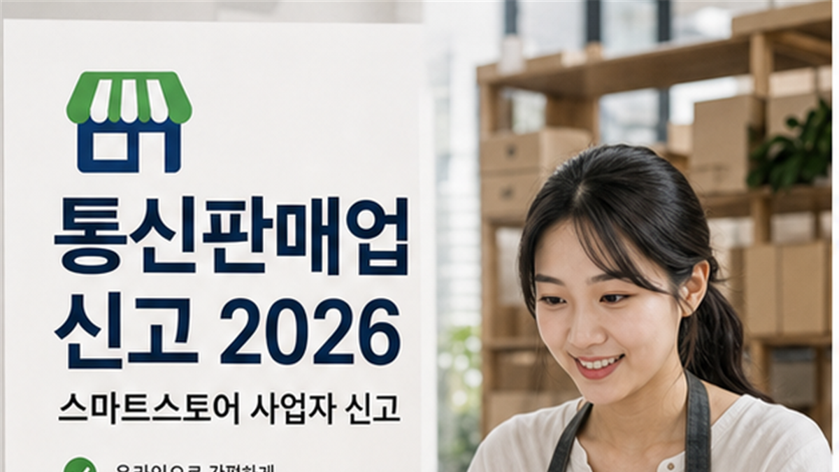 통신판매업 신고 2026, 스마트스토어 전 신고 기준