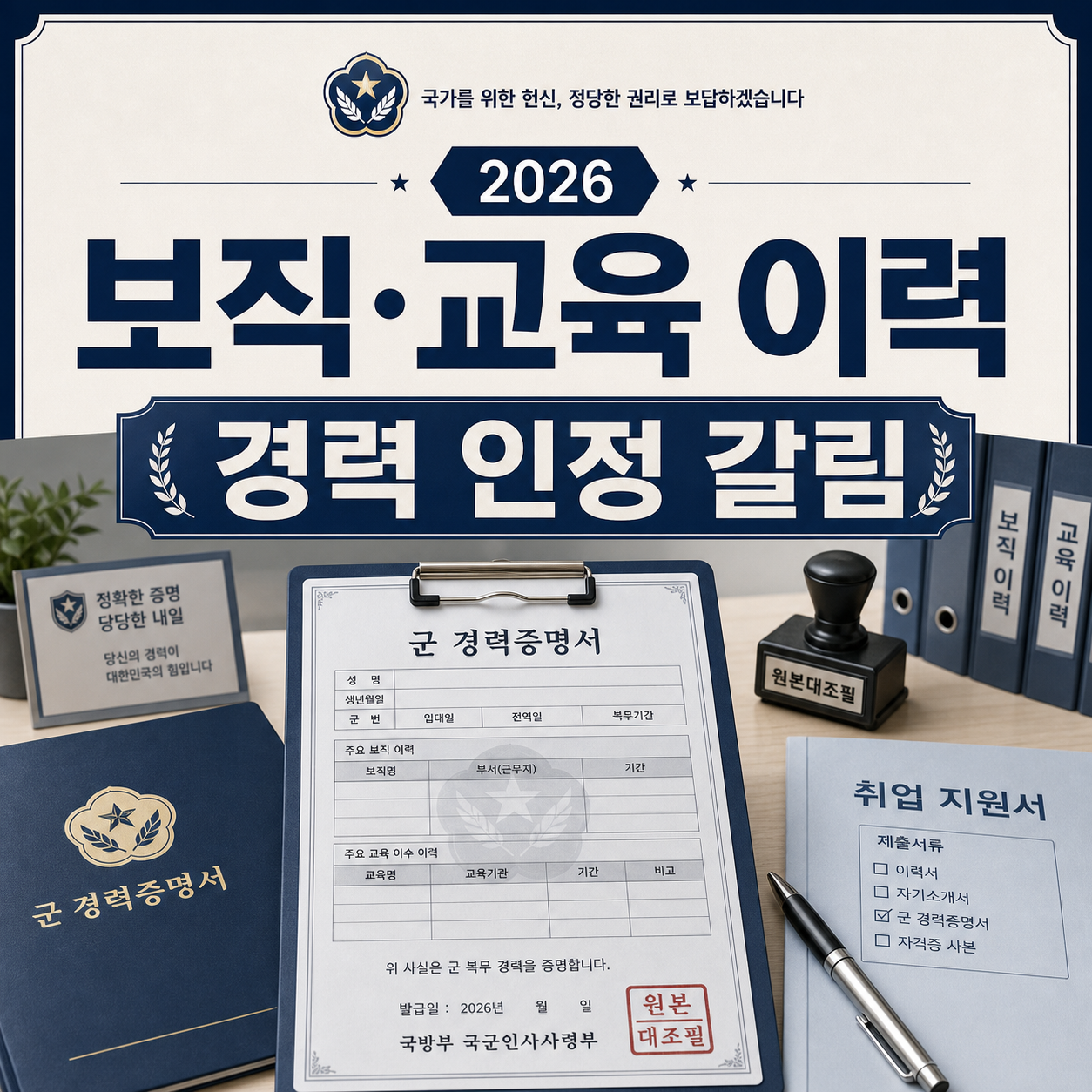 군 경력증명서 발급 2026, 보직·교육 이력 빠지면 경력 인정이 약합니다