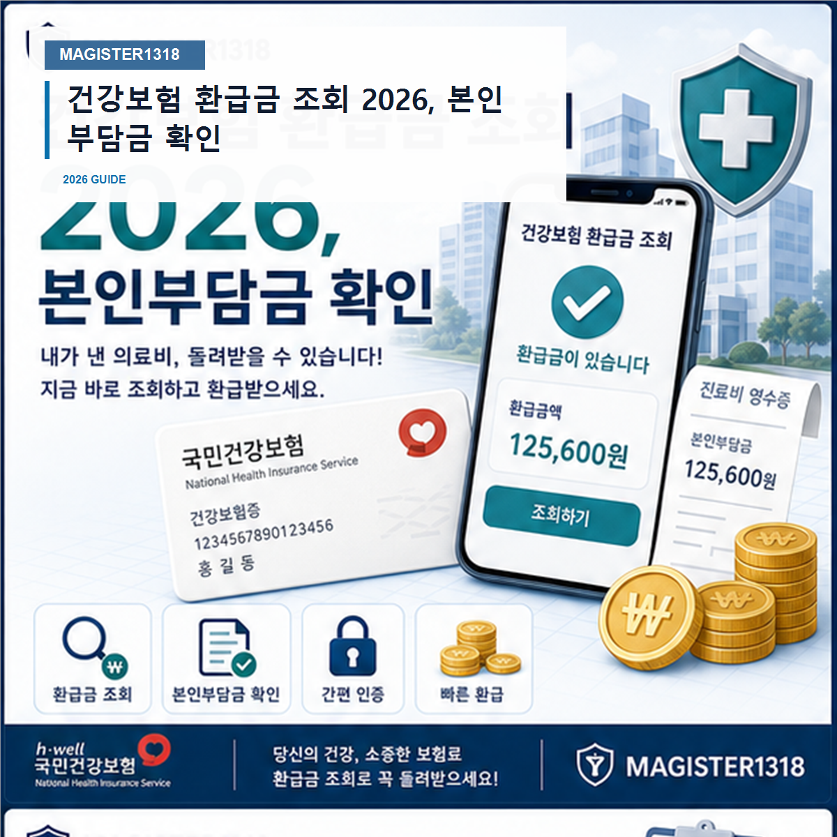 건강보험 환급금 조회 2026, 본인부담금 확인 건강보험 환급금 조회 2026, 본인부담금 확인