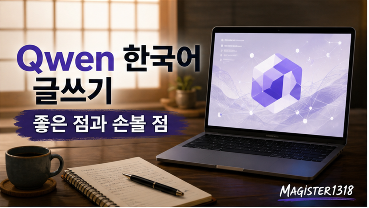 Qwen 로컬 LLM으로 한국어 글을 써보면 좋은 점과 손봐야 할 점