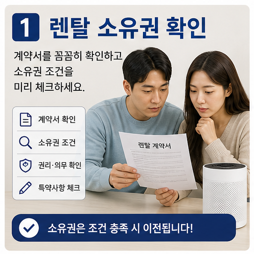 가전 렌탈 소유권 2026, 의무사용기간 끝나도 내 물건이 아닐 수 있습니다 가전 렌탈 소유권 2026, 의무사용기간 끝나도 내 물건이 아닐 수 있습니다