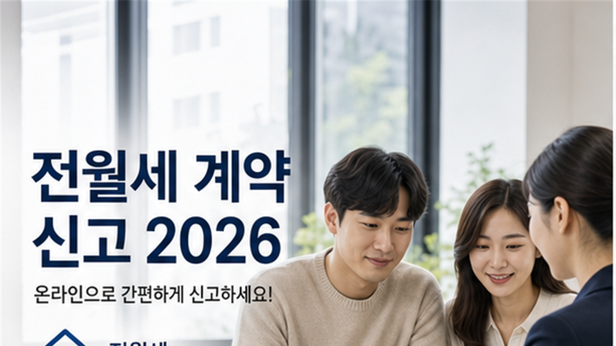 전월세 임대차계약 신고 온라인 2026, 기한 놓치기 전 신고 기준