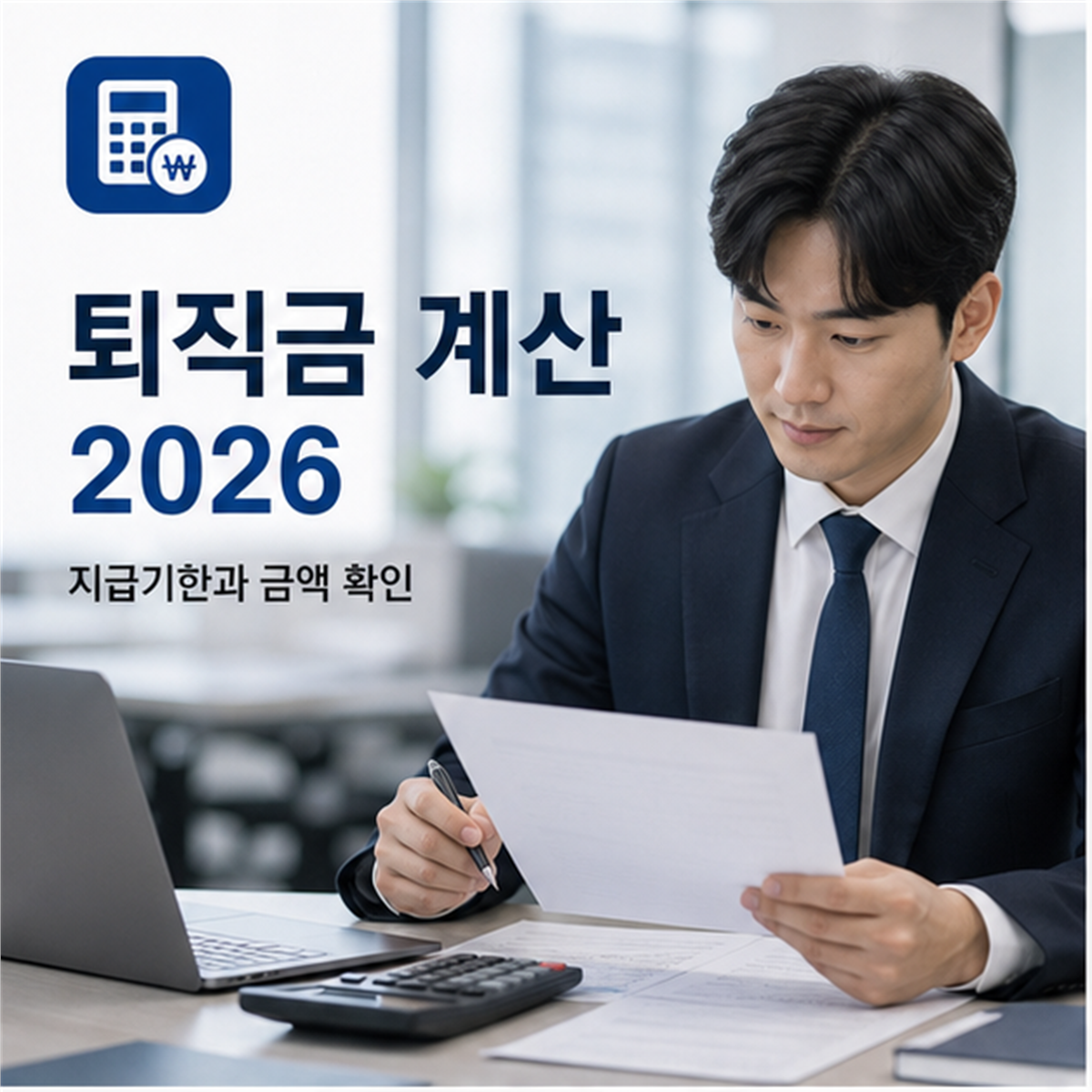 퇴직금 계산 2026, 평균임금 틀리면 받을 돈이 줄어듭니다
