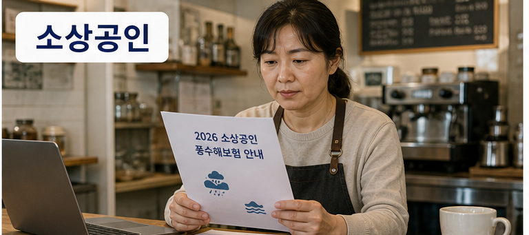 소상공인 풍수해보험 2026, 상가 침수 전 재고 증빙이 먼저입니다