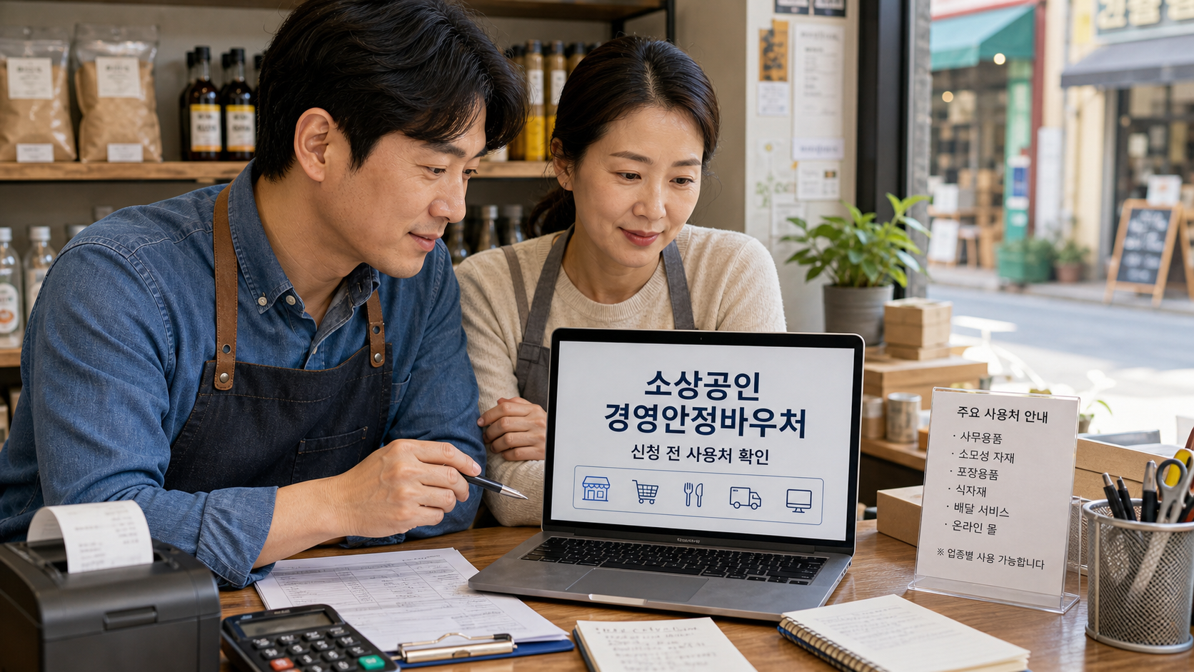 소상공인 경영안정바우처 2026, 사용처와 증빙 없으면 혜택이 묶입니다
