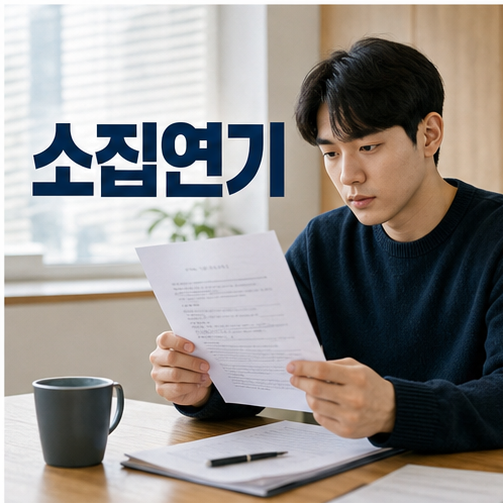 사회복무요원 소집연기 2026, 증빙 없는 사유는 거의 힘이 없습니다