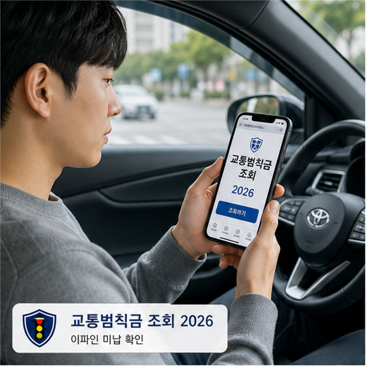 교통범칙금 조회 2026, 과태료와 헷갈리면 벌점까지 놓칩니다