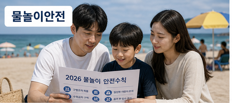 물놀이 안전사고 2026, 구명조끼와 이안류 신호가 먼저입니다