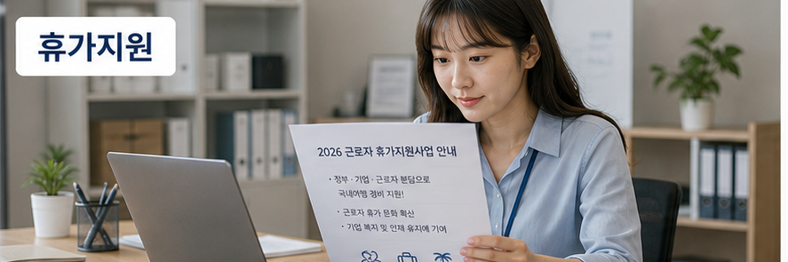 근로자 휴가지원사업 2026, 기업 담당자 신청과 분담금이 먼저입니다